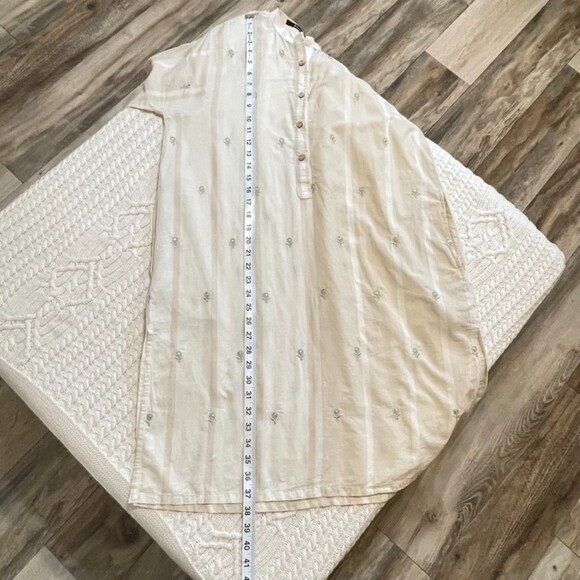 Khaadi Ivory with gold embroidery A line kurta for women Size 14 / Size Large - Picture 13 of 16
